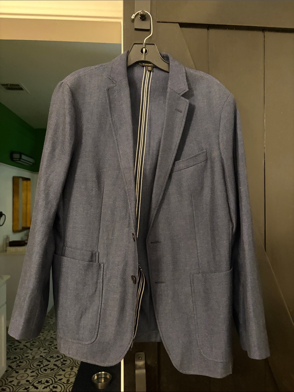 Banana Republic Dark Blue Sport Coat Slim Fit